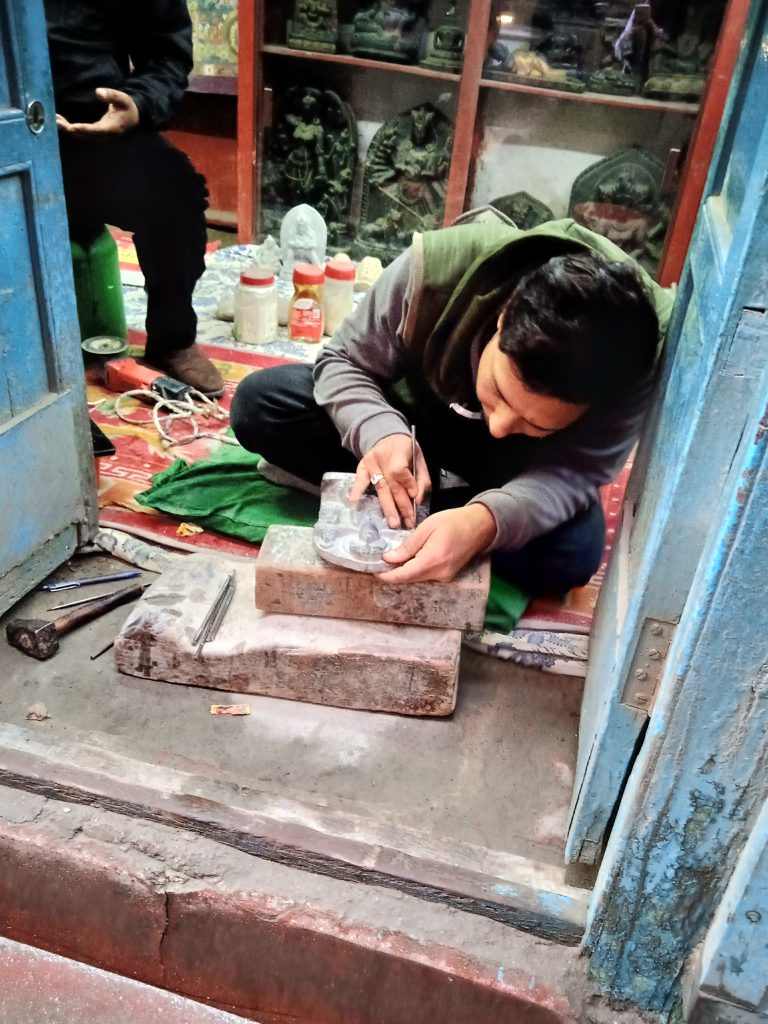 Stone Carving Business Lalitpur traditional artisan workshop