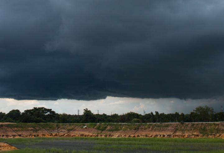 Nimbostratus clouds