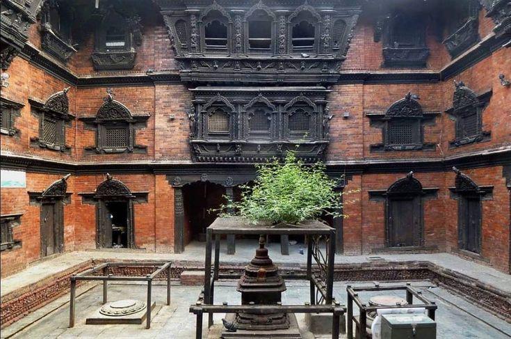 open courtyard of bahal 
